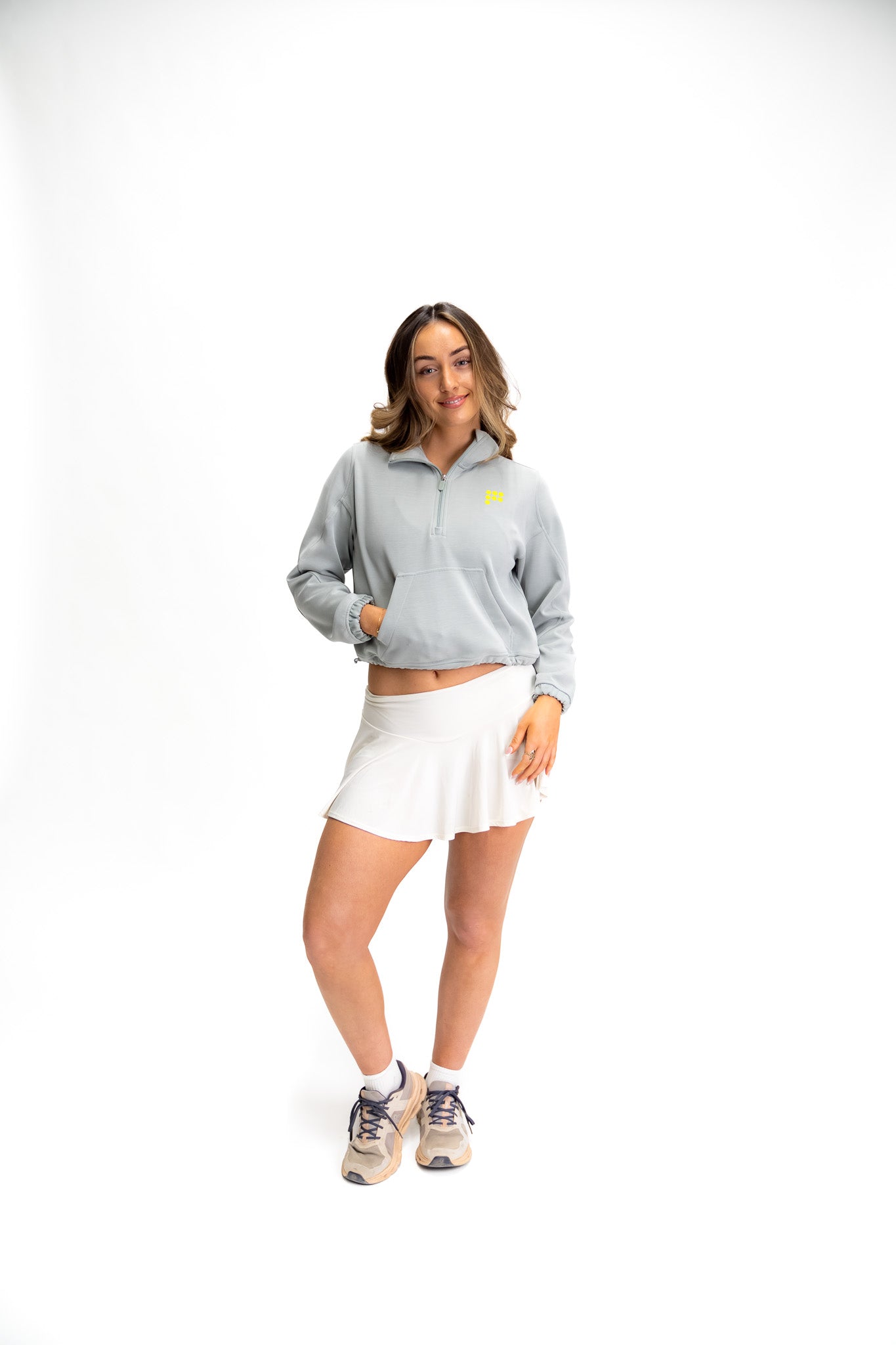 PURE Women’s Cropped Half-Zip Pullover