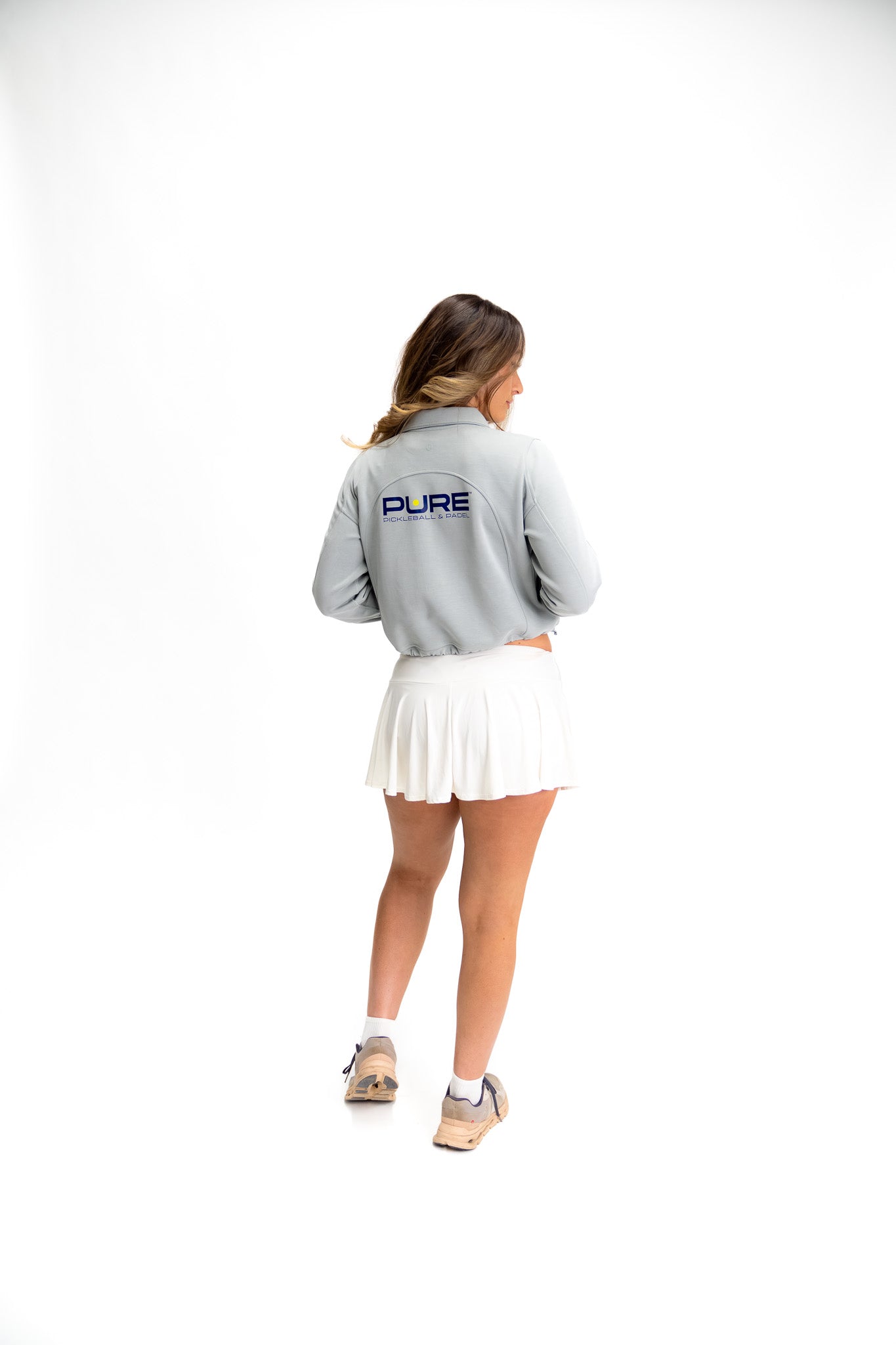 PURE Women’s Cropped Half-Zip Pullover