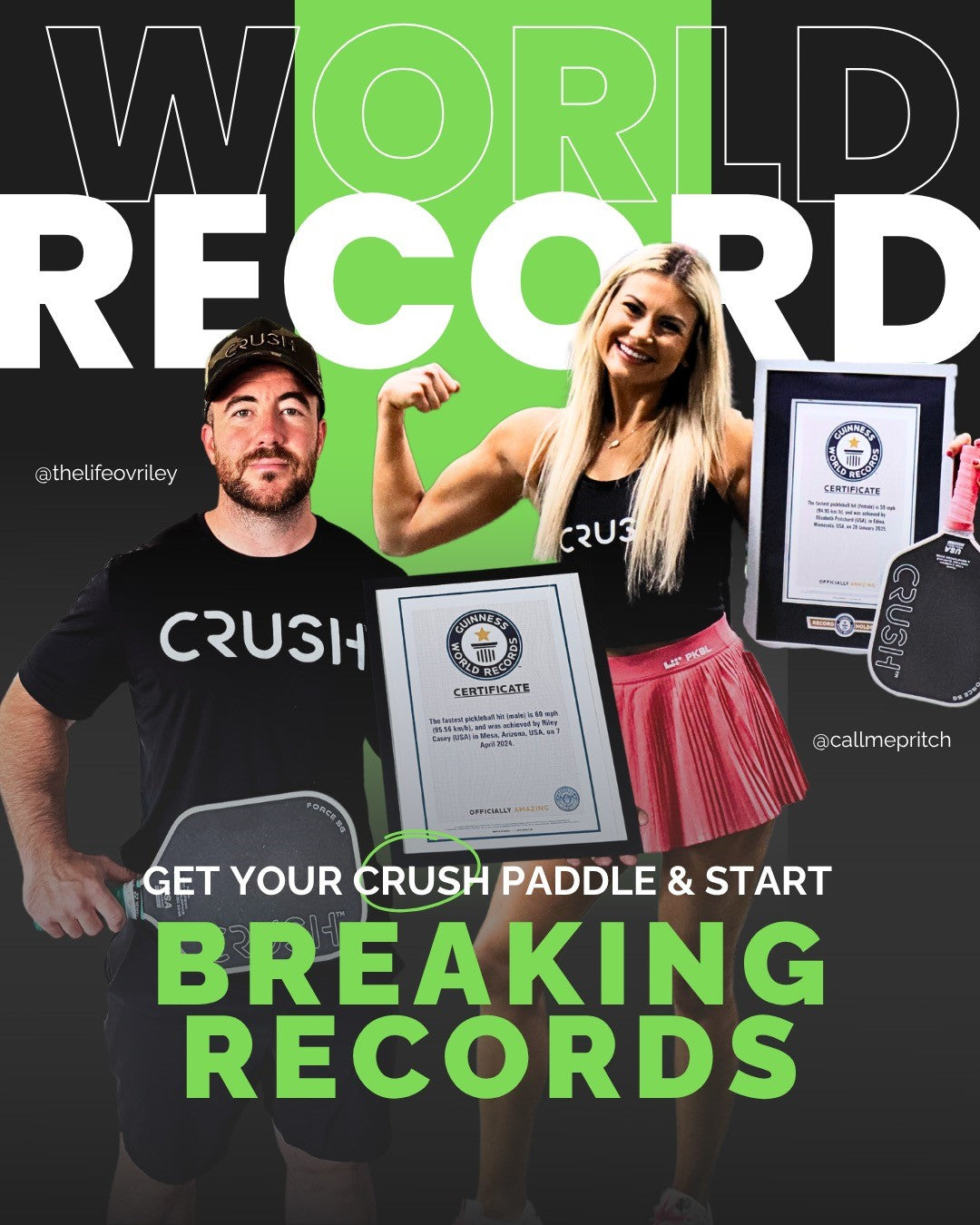 CRUSH FORCE 5G Paddle 16mm & 14mm